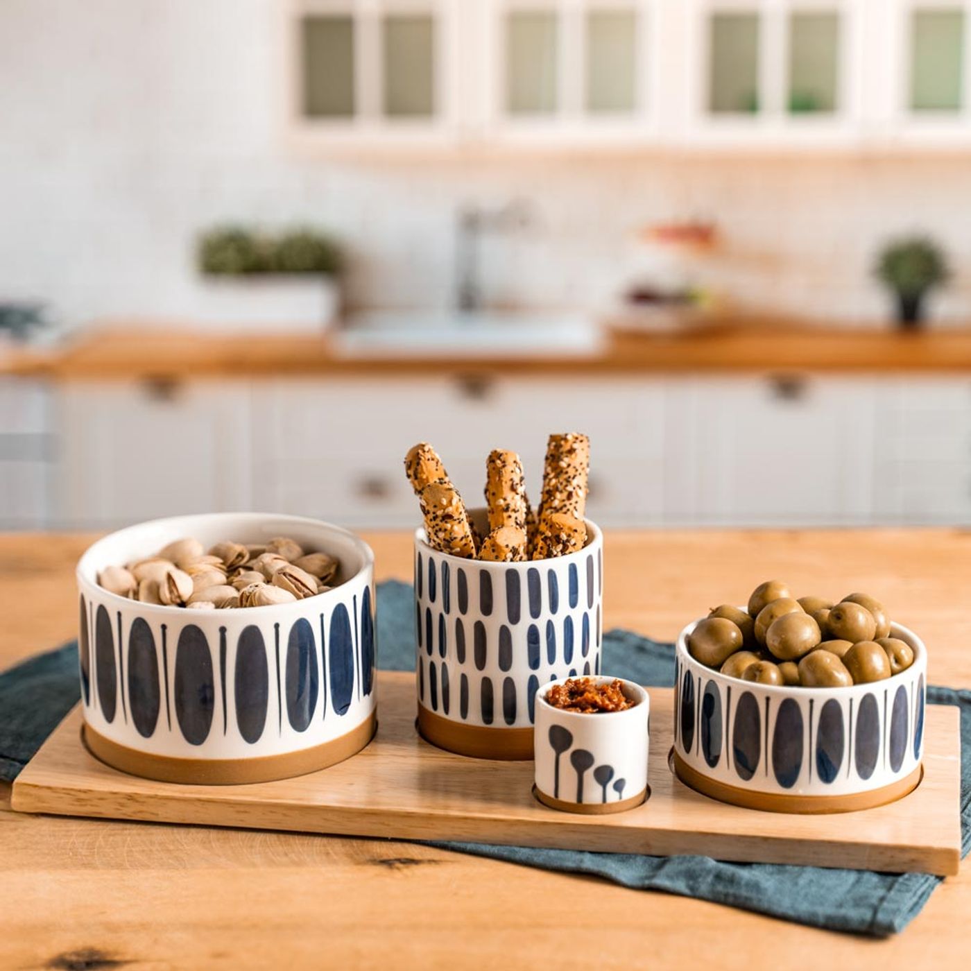 Service apéritif 4 pièces Mikonos